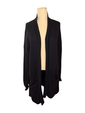 Loft Black Open-Front Women's Cardigan Sweater